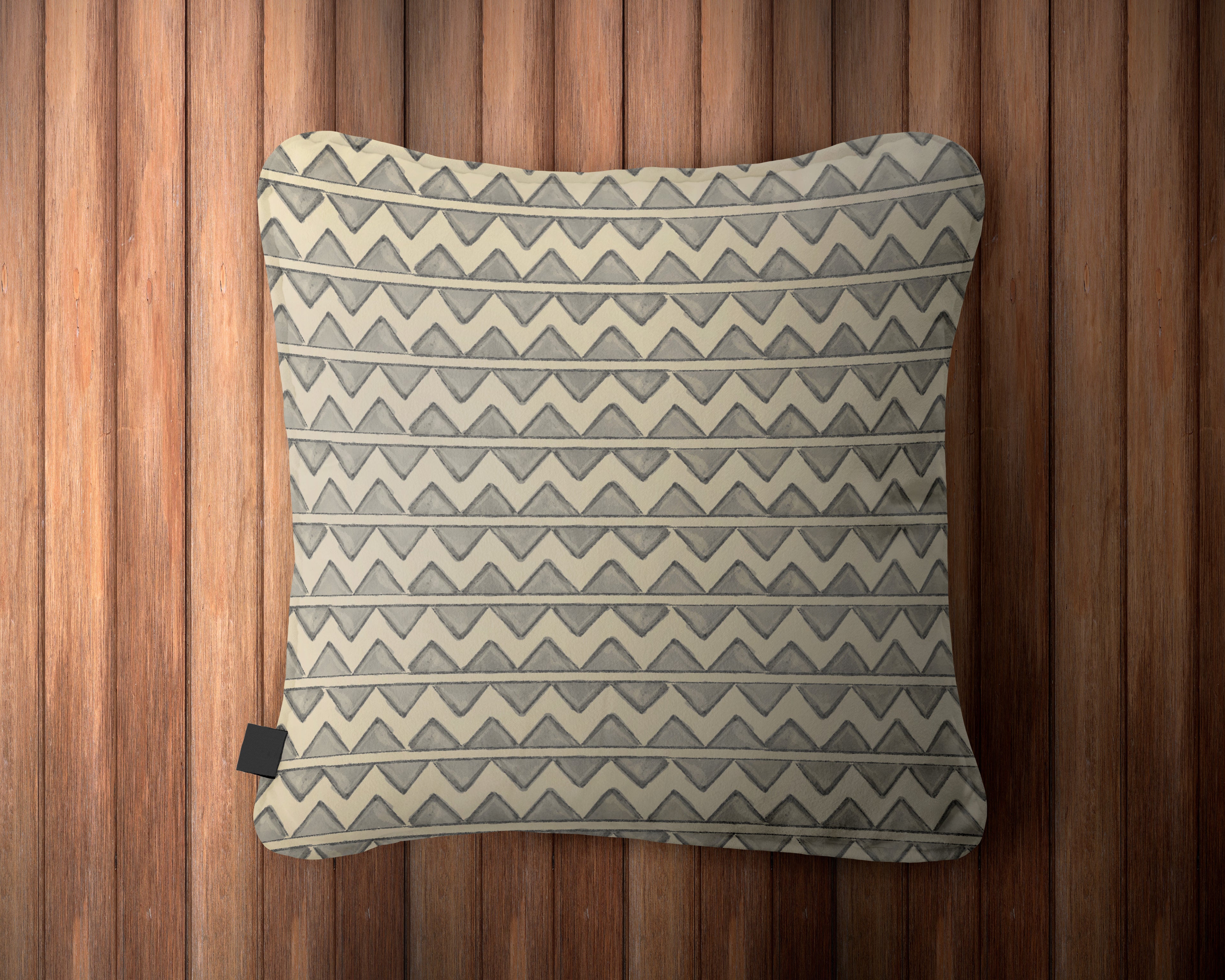 Chevron Waves - Charcoal